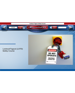 Lockout Tagout (LOTO) Safety Course